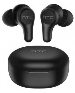 Ασύρματα ακουστικά HTC - True Wireless Earbuds Plus, ANC, μαύρο