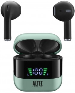 Ασύρματα ακουστικά Altec Lansing - Club, TWS, μαύρα/πράσινος