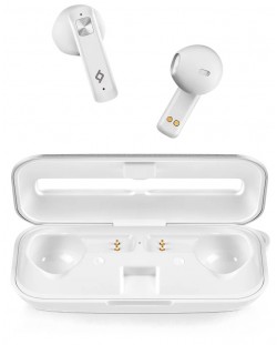 Ασύρματα ακουστικά ttec - AirBeat Ultra Slim, TWS, λευκά 
