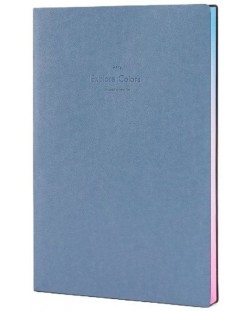 Σημειωματάριο Deli Explore Colors - 22246, A5, τεχνητό δέρμα, μπλε