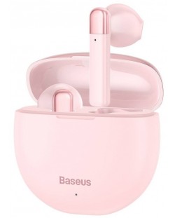 Ασύρματα ακουστικά Baseus - Encok W2, TWS, ροζ