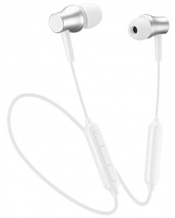 Ασύρματα ακουστικά με μικρόφωνο Cellularline - Savage, λευκά