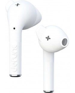Ασύρματα ακουστικά Defunc - TRUE GO Slim, TWS, λευκά