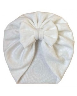 Βρεφικό καπέλο τουρμπάνι Kayra Baby - Λευκό