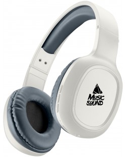 Ασύρματα ακουστικά με μικρόφωνο Cellularline - Music Sound Basic, λευκά