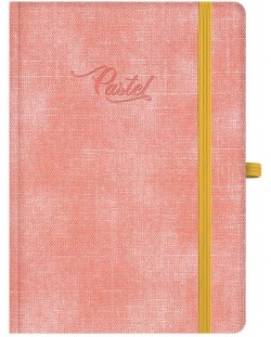 Σημειωματάριο  Lastva Pastelix - А5,112 φύλλα,chamois,γραμμές, ροζ