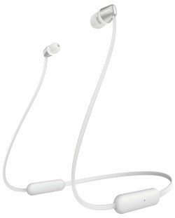 Ασύρματα ακουστικά με μικρόφωνο Sony - WI-C310, λευκά