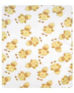 Βρεφική κουβέρτα Lorelli - Microfiber, 85 x 100 cm, Ducks