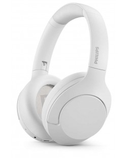 Ασύρματα ακουστικά Philips - TAH8506WT/00, ANC, άσπρα