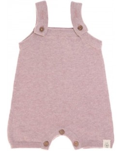 Βρεφική φόρμα Lassig - Cozy Knit Wear, 50-56 cm, 0-2 μηνών, ροζ