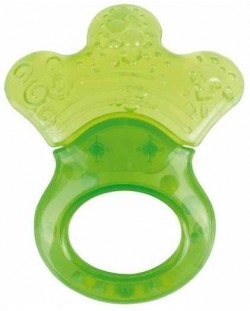Βρεφική νεροχτένα με κουδουνίστρα Canpol - Little paw, πράσινο