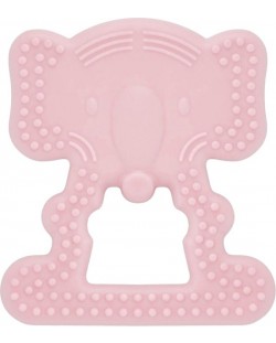 Μασητικό  οδοντοφυΐας BabyJem - Ελέφαντας, Ροζ