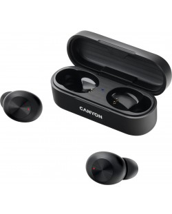 Ασύρματα ακουστικά Canyon - TWS-1, μαύρα