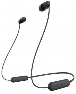 Ασύρματα ακουστικά με μικρόφωνο Sony - WI-C100, μαύρα