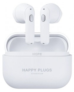 Ασύρματα ακουστικά Happy Plugs - Hope, TWS, λευκό