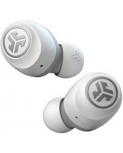 Ασύρματα ακουστικά με μικρόφωνο JLab - GO Air, TWS, λευκά/γκρι