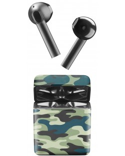 Ασύρματα ακουστικά Cellularline - Music Sound TWS, Camouflage