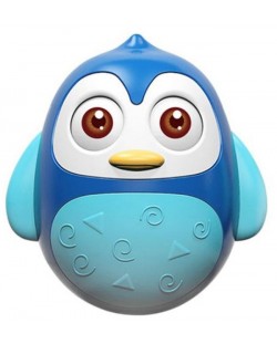 Κουδουνίστρα μωρού  Happy World - Roly Poly, Penguin 2, μπλε