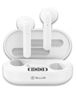 Ασύρματα ακουστικά Tellur - Flip, TWS, άσπρα