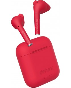 Ασύρματα ακουστικά Defunc - TRUE TALK, TWS, κόκκινα