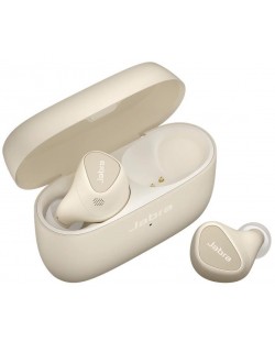 Ασύρματα ακουστικά Jabra - Elite 5, TWS, ANC, Μπεζ