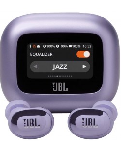 Ασύρματα ακουστικά JBL - Live Buds 3, TWS, ANC, μωβ