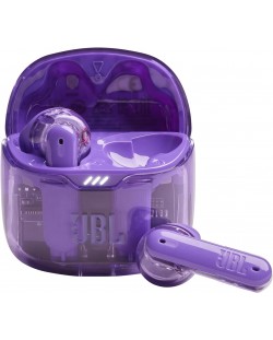 Ασύρματα ακουστικά JBL - Tune Flex Ghost Edition, TWS, ANC, Purple Ghost