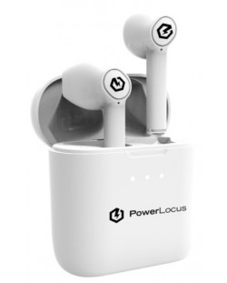 Ασύρματα ακουστικά PowerLocus - PLX, TWS, άσπρα