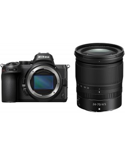Φωτογραφική μηχανή Mirrorless Nikon - Z5, Nikkor Z 24-70mm, f/4 S, μαύρο