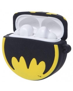 Ασύρματα ακουστικά Warner Bros - Batman, TWS, μαύρα/κίτρινα