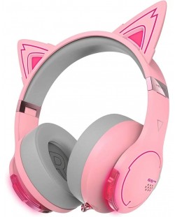Ασύρματα ακουστικά με μικρόφωνο Edifier - G5BT CAT, ροζ
