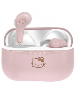 Παιδικά ακουστικά OTL Technologies - Hello Kitty, TWS, ροζ/λευκό