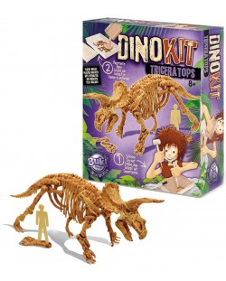 Σετ παιχνιδιού με δεινόσαυρο Buki Dinosaurs - Τρικεράτοπας