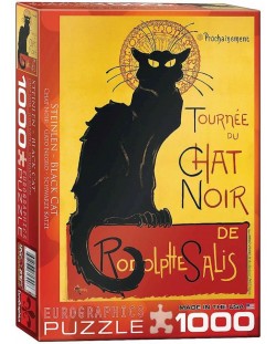 Παζλ Eurographics 1000 κομμάτια - Μια μαύρη γάτα, Théophile Alexandre Steinlen