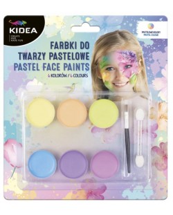 Σετ βαφής προσώπου Kidea - 6 χρώματα