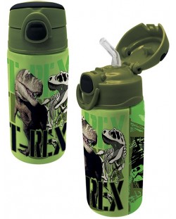 Μπουκάλι νερού Graffiti T-Rex - Με καλαμάκι, 500 ml