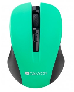 Ποντίκι CANYON CNE-CMSW1 - οπτικό, ασύρματο, πράσινο