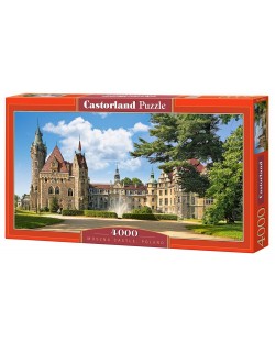 Πανοραμικό παζλ Castorland 4000 κομμάτια - Το κάστρο Μόζνα στην Πολωνία 