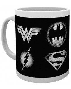 Κούπα GB eye DC Comics: Justice League - Monotone Logos