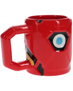 Κούπα 3D Paladone Marvel: Iron Man - Logo, 500 ml