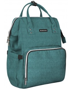 Τσάντα για βρεφικά αξεσουάρ 2 σε 1 KikkaBoo - Siena, σκούρο πράσινο