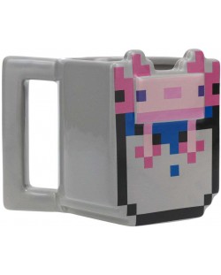Κούπα 3D Paladone Games: Minecraft - Axolotl, 400 ml