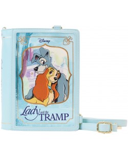 Τσάντα Loungefly Disney: Lady and The Tramp - Classic Book	