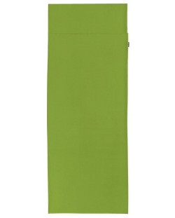 Σεντόνι υπνόσακου Sea to Summit - Silk-Cotton Blend Travel Liner - Traveller, με τσέπη μαξιλαριού, πράσινο