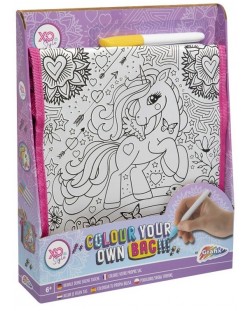 Τσάντα χρωματισμού Grafix - Pony, με 4 μαρκαδόρους