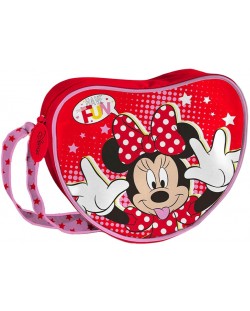 Τσάντα ώμου Coriex Minnie Mouse -Σε σχήμα καρδιάς,1 θήκη