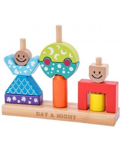 Ξύλινα δημιουργικά μπλοκ Raya Toys 