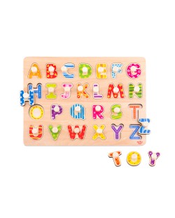 Ξύλινος εκπαιδευτικός πίνακας Tooky Toy - Αλφάβητο