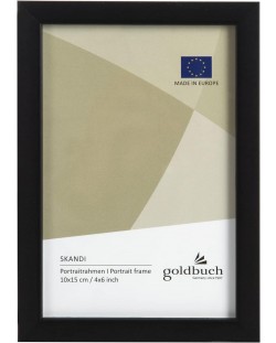 Ξύλινη κορνίζα φωτογραφιών Goldbuch - Μαύρο, 10 x 15 cm