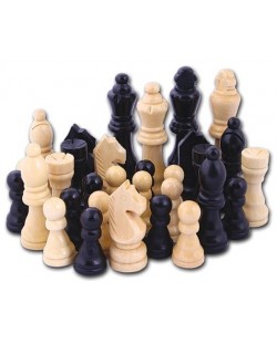 Ξύλινα πιόνια σκακιού - μικρά